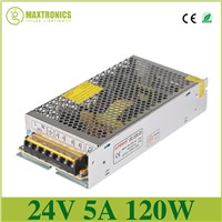 High quality 24V 5A DC Universal Regulated Switching Power Supply use for led lamp led strip