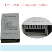 best price 12V 240W 20A Rainproof switch mode power supply 12V20A SMPS, Power adapter outdoor power supply
