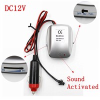 DC12V Car Cigarette Lighter Power Supply Adapter Driver Controller Inverter For 1-6M El Wire Electroluminescent Light,DC To AC