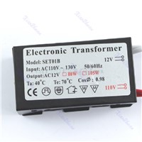 100V-12V AC 105W Crystal Halogen Lamp Light Power Driver Electronic Transformer #L057# new hot