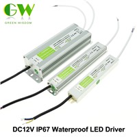 IP67 Waterproof LED Driver DC12V Lighting Transformers for Outdoor Lighs Power Supply 10W 20W 30W 45W 60W 100W 150W