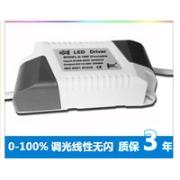 10pcs Dimmable LED driver SCR dimmer power supply 6-18*1W high-power isolated constant current source for E27 bulb