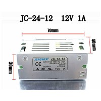 50pcs/pack Switch Power Supply Driver Output DC12V 1A 12W for LED Strip Light Lamp