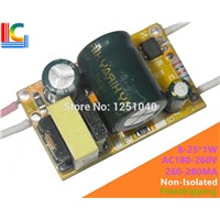 8-25W LED Driver Out 260mA to 280mA 180-265V Input Non-isolated constant current drive power supply For Bulb Lamps Freeshipping