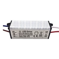 10pcs/lot 6-10x3w 20W LED Driver DC18-34v 650mA Power Supply Waterproof IP67 Constant Current Driver For FloodLight