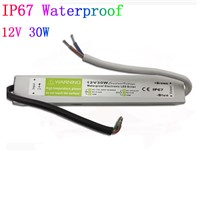 AC 170-250V 30W 12V  IP67 Waterproof outdoor Switching power supply for LED Strip light ac to dc