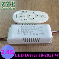 2set LED driver intelligent 2.4G Wireless RF Remote Controller lights driver 18-28w ceiling driver outside driver freeshiping