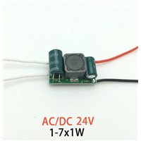 3W 6w 7W AC DC 24v led constant current drive power Output 280-300mA  low-voltage Built-in 20pcs