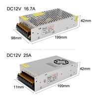 [MingBen] LED Driver Power Adapter For LED Strip DC 12V 5A 8.3A 10A 15A 16.7A 25A Lighting Transformers For LED SMD5050 Strip