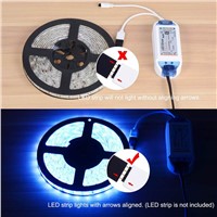 LED Driver With 24 Keys Remote Control 5A 60W AC90-240V To DC12V Power Supply Adpter For 3528/5050 RGB Strip Light