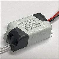 High quality led power supply 3-12v, led driver 3w, 3-12V, suitable for 85V-265V, 50/60Hz LED Driver Adapter Factory wholesale