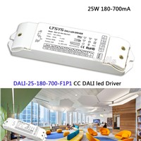 LTECH 25W 180-700mA CC DALI Driver;DALI-25-180-700-F1P1;AC100-240V input;3-54VDC output CC led DALI Dimming Driver