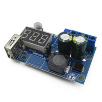 Hot Sale LM2596 DC-DC buck module power supply with USB with digital display with voltage display