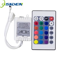 OSIDEN DC12V 24 Keys IR Remote RGB Controller for SMD3528/5050/5730/5630/3014 RGB LED Strip lights Mini Controller