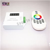 DC5V-24V WS2811 /WS2812B /6812 /1903/6803 Magic LED tape digital colorful music controller with RF touch remote Max 600pixels