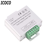 ICOCO Black/White WirelessRF Remote Controller For SMD 5050/3528 RGB LED Strip Light Touch Dimmer RGB Strip Light Controler