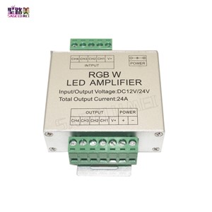 LED RGBW Amplifier DC12V-24V 24A 4 Channel 4CH RGBW LED Strip Power Repeater signal amplifier For RGBW led strip lamp lighting