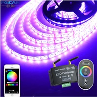 DC12-24V RGB Wifi LED Controller RF Touch Remote Control Controller By Android/IOS APP For SMD5050 3528  RGB LED Strip