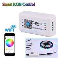 LED Controler DC12-24V MINI LED WIFI RGB Controller for Iphone,Ipad,IOS/Android Mobile Phone Wireless control for RGB LED Strip