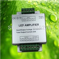 LED RGBW / RGB Amplifier DC12 - 24V 24A 3 / 4 Channel Output RGBW/RGB LED Strip Power Repeater Console Controller