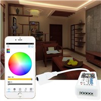 Mini LED RGBW Bluetooth 4.0 Controller For LED Strip Light DC 12-24V Phone App Control Dimmer Dimmable