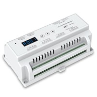 Promotion!!! 12 Channel CVDMX512 Decoder;DC5-24V input;5A*12CH output with display for setting dmx address