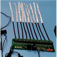 30 channel /27channel Easy RGB LED strip controller dmx decoder dmx512 controller 5v-24v DIY Light