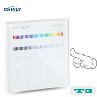 Mi light T3 4-Zone RGB RGBW Wall Hanging LED Touch Switch Panel Remote Controller LED Dimmer for MI LIGHT RGBW RGB Controller