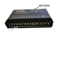 T-1000S 5A/10Amper*12Chanel  Dynamic Scanning USB DIY LED Controller Full Color Display Controller,DC5-24V