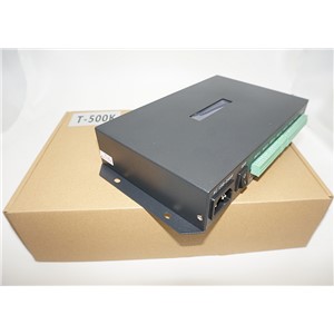 Computer online T-500K controller RGB Full color led pixel module controller 8ports up to 300000 pixels SK6812 WS2801 WS2812b