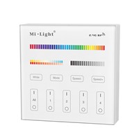 Mi Light 2.4G RGB+CCT Wall Hanging LED Touch Panel Remote Controller + 2.4G RGB+CCT LED Controller for Led Strip Bulb Downlight