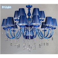 Mediterranean Style Crystal Chandeliers Lights , Modern Living Room Lustre Crystal Chandelier Lamp fixtures ceiling para quarto