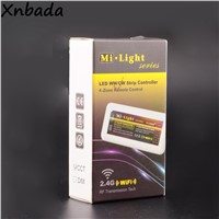 Mi.light 2.4G Wireless RF 4-Zone Touch Remote+ 4PCS WW/CW Led Dimmer Controller For Single Color Led Strip Light DC12-24V