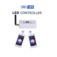Control by Android IOS 370 WIFI Led Dimmer Controller for Apple Samsung Ipad on dormitory laptop home intelligence playing games