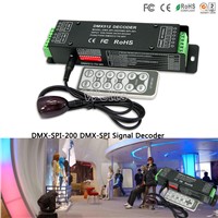 LTECH DMX Signal to SPI Signal LED Decoder DMX-SPI-200 support 1903 6803 WS2801 WS2812 TM1804 WS2811 IC Pixel Tape with remote