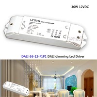 LTECH led power;DALI-36-12-F1P1;AC100-240V input;DC 12V/3A/36W output;DALI/PUSH DIM CV DALI Led Dimming Driver