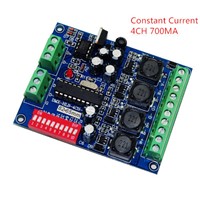 best price 1 pcs DC5-36V Constant Current 700ma 4CH RGBW dmx Controller DMX512 decoder For led strip