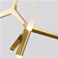 Italy Roll&amp;amp;amp;Hill Agnes Chandelier Light Modern Gold/Black Tree Branch Light Living Room Tree Branch Chandelier Lampara Agnes