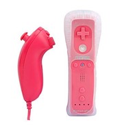 YGCDO 2 in 1 Built in Motion Plus Nunchuk Wireless Remote Controller For Nintendo for Wii Controller