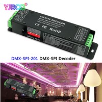 LTECH led DMX-SPI Decoder;DMX 512 digital Signal to SPI(TTL) Signal DMX-SPI-201  for LPD6803 WS2801 2812 WS2811 IC Pixel strip