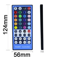 40 Keys Infraed RGBW/RGBWW LED Remote Controller for 3528 5050 SMD Flexible LED Strip Light LED Ribbon