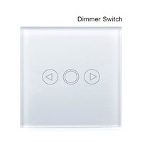 Mounting Dimmer Switch Touch Sensor Control AC110V-240V for Smart LED Bulb Glass Panel Touch Dimmer Switch T601