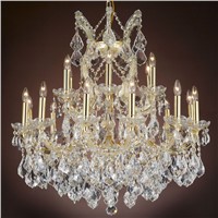 Luxury Classic Maria Theresa Crystal Chandeliers Hanging Lighting LED Lamp Cristal Glass Chandelier Light for Home Hotel Decor