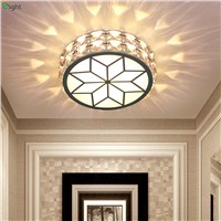 Modern Simple Acrylic Living Room Led Ceiling Chandeliers Light Lustre Crystal Dimmable Corridor Led Chandelier Lighting Fixture