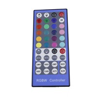 DC12V Mini RGBW LED Controller 40Key 16A 12-24V IR Remote Controller for RGBW or RGBWW 5050SMD LED Strip Lights Module Lighting
