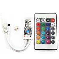 12V LED WIFI Mini Controller With 24Key Remote Controller For LED RGB/RGBW Strip Lighting Home Science
