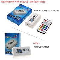 RGB WiFi Led Controller DC12-24V With 21Key RF Remote Control For RGB LED Strip Light / Panel Light / Ceiling Lamp