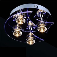 LED Modern Crystal Chandelier 3/4 Lights For Living Room Bedroom Dinning Room Crystal Lighting Fixtures Crystal Lamps WCL001