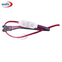 Mini ws2801 controller 3key Led strip controller with 4pin connector for WS2801 RGB DC5v