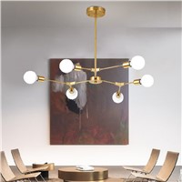 2017 Post-modern new living room modern minimalist lighting Nordic lantern art personality elements light magic beans chandelier